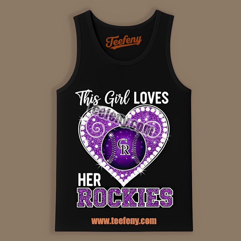 This Girl Loves Her Colorado Rockies Soft Tanktop This Girl Loves Her Colorado Rockies Soft Tanktop