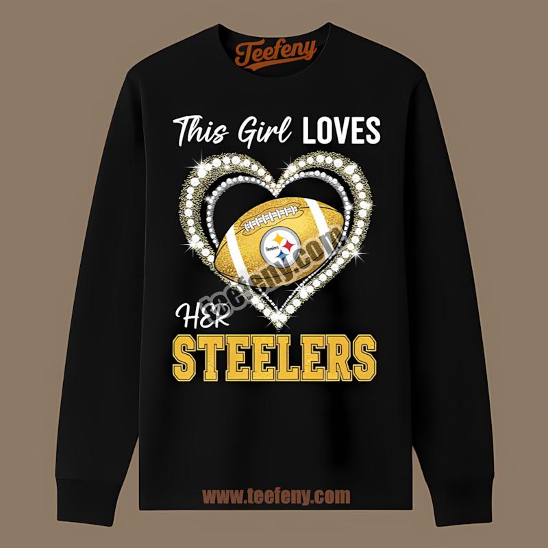 This Girl Loves Her Pittsburgh SLong Sleevelers Vintage Shirt This Girl Loves Her Pittsburgh SLong Sleevelers Vintage Shirt
