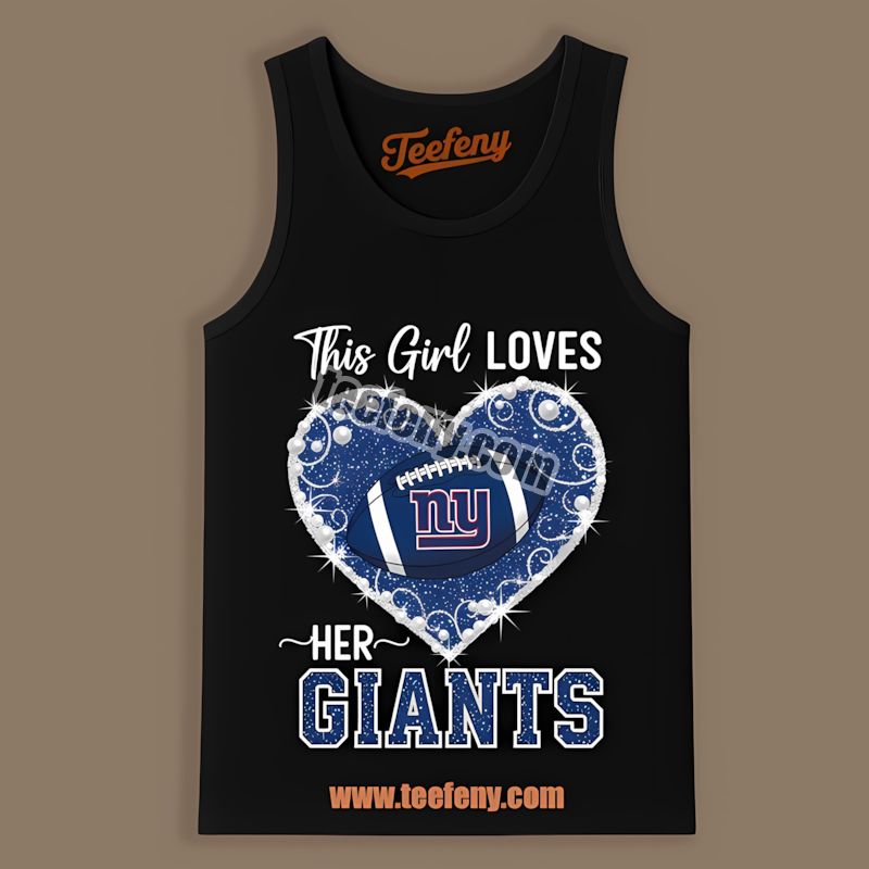 This Girl Loves New York Giants Regular Tanktop This Girl Loves New York Giants Regular Tanktop