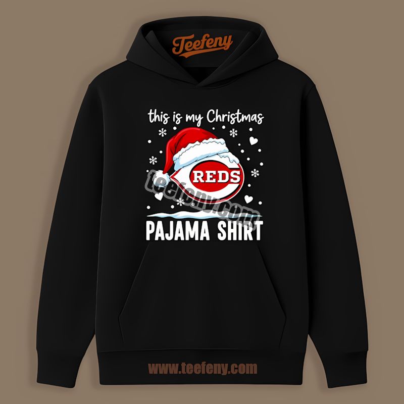 This Is My Christmas Pajama Cincinnati Reds Style Hoodie This Is My Christmas Pajama Cincinnati Reds Style Hoodie