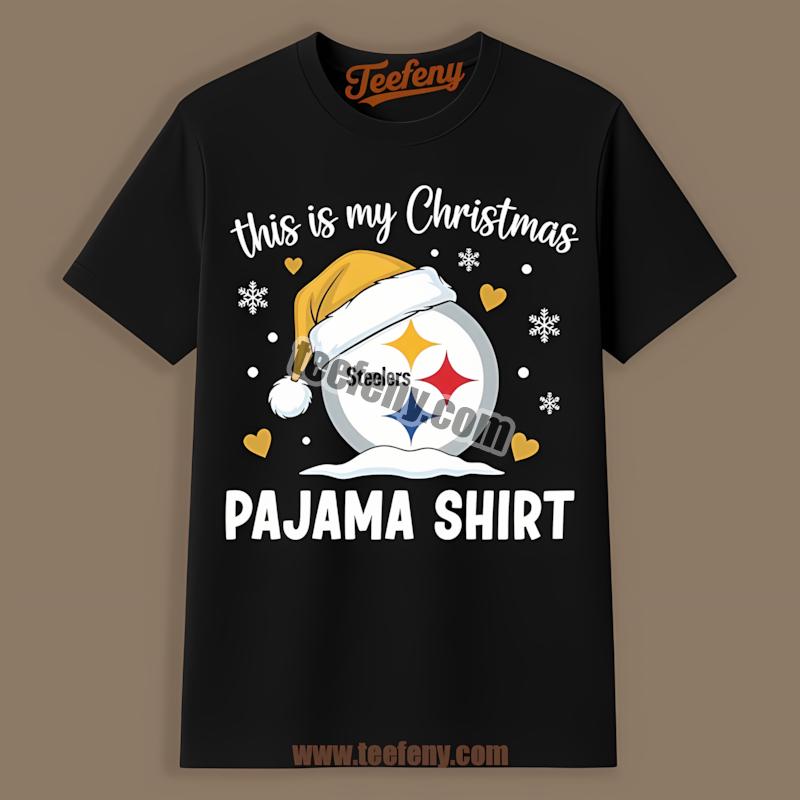 This Is My Pittsburgh Steelers Christmas Pajama Shirt