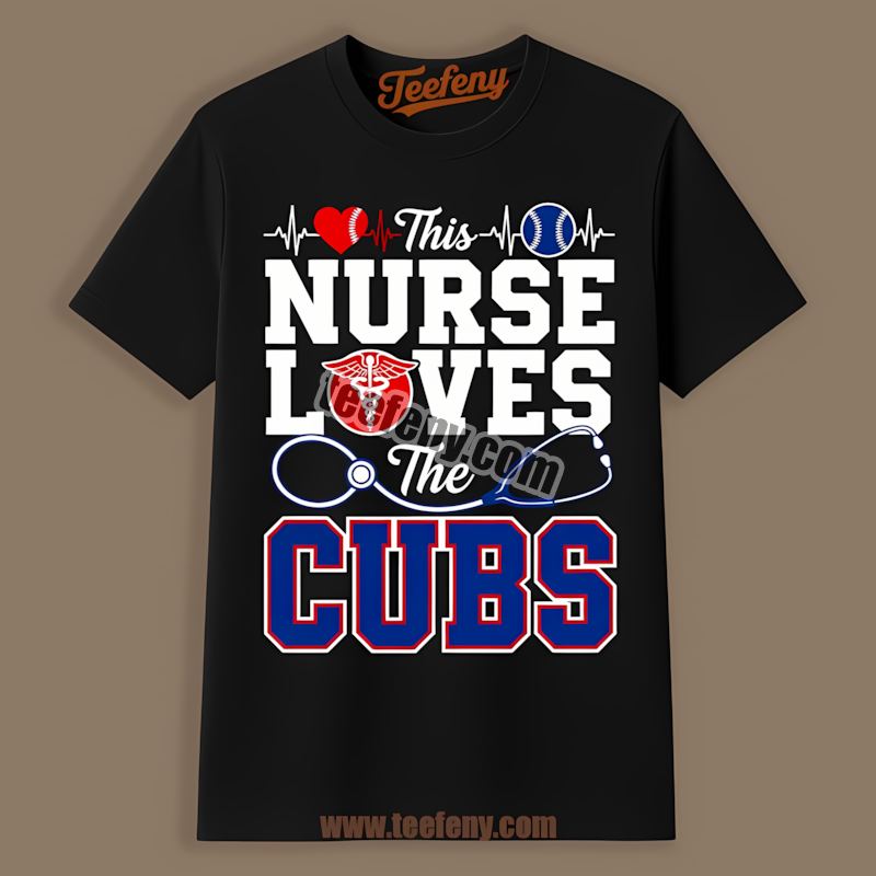 This Nurse Loves The Chicago Cubs Regular Shirt