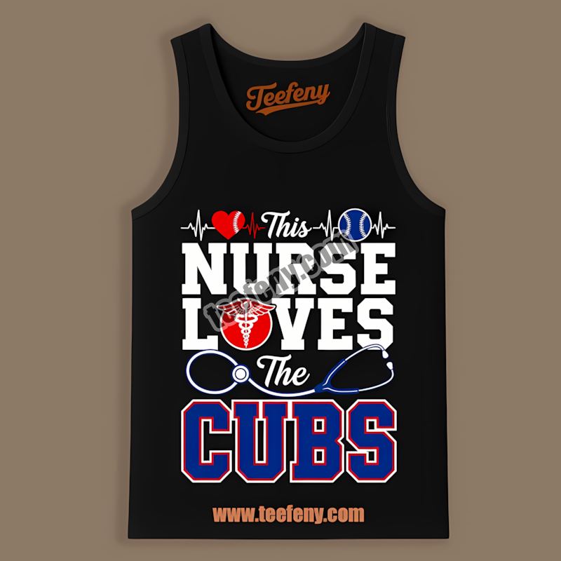 This Nurse Loves The Chicago Cubs Regular Tanktop This Nurse Loves The Chicago Cubs Regular Tanktop