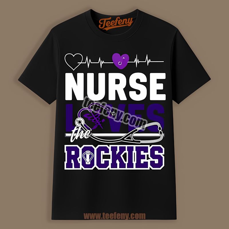 This Nurse Loves The Colorado Rockies Long Sleeve Shirt