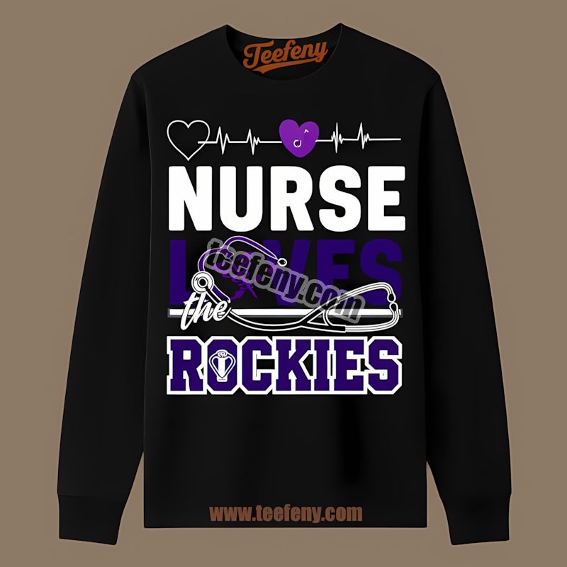 This Nurse Loves The Colorado Rockies Long Sleeve Long Sleeve This Nurse Loves The Colorado Rockies Long Sleeve Long Sleeve