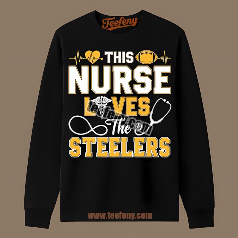 This Nurse Loves The Pittsburgh SLong Sleevelers Graphic Shirt This Nurse Loves The Pittsburgh SLong Sleevelers Graphic Shirt
