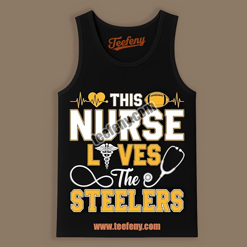 This Nurse Loves The Pittsburgh STanktoplers Graphic Shirt This Nurse Loves The Pittsburgh STanktoplers Graphic Shirt