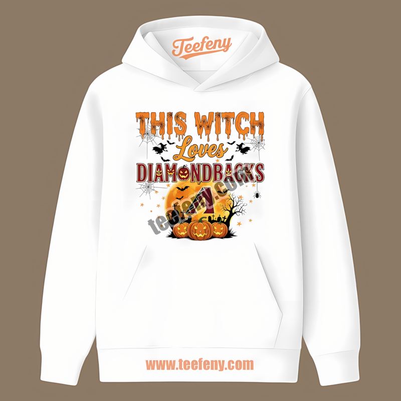 This Witch Loves The Arizona Diamondbacks Halloween Classic Hoodie This Witch Loves The Arizona Diamondbacks Halloween Classic Hoodie