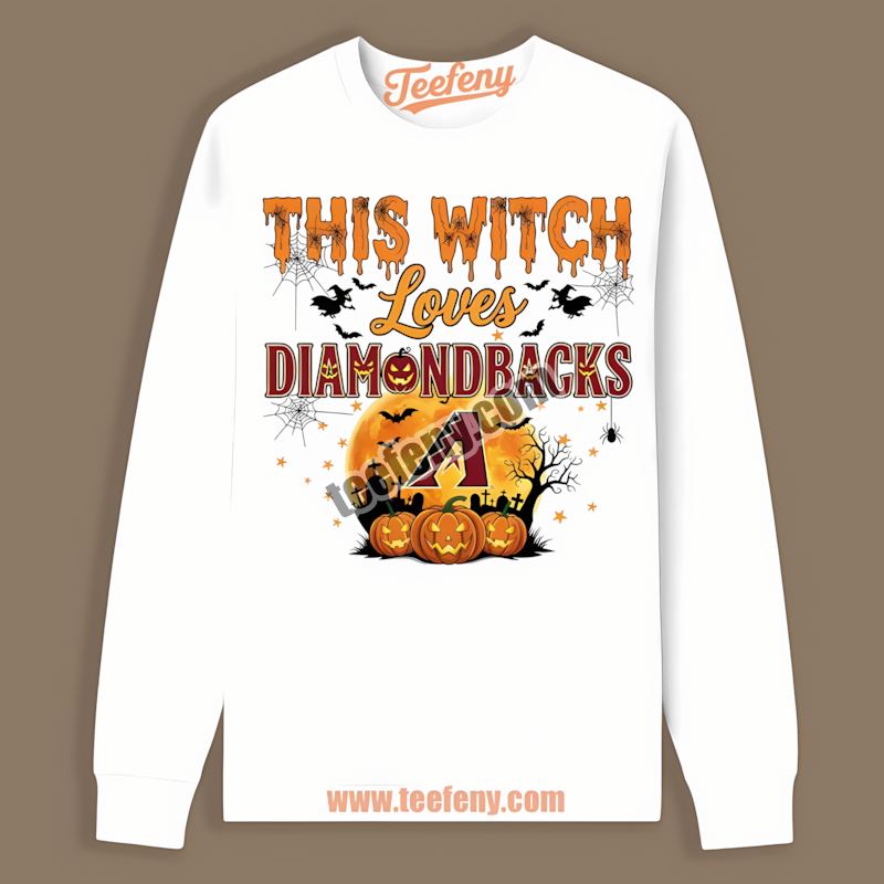 This Witch Loves The Arizona Diamondbacks Halloween Classic Long Sleeve This Witch Loves The Arizona Diamondbacks Halloween Classic Long Sleeve
