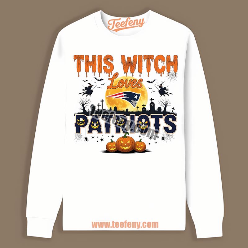 This Witch Loves The New England Patriots Halloween Classic Long Sleeve This Witch Loves The New England Patriots Halloween Classic Long Sleeve