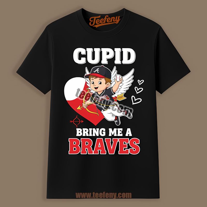 Valentines Cupid Bring Me A Braves Atlanta Braves Youth Shirt