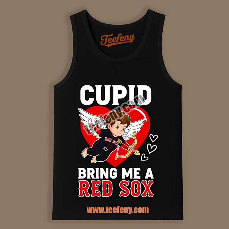 Valentines Cupid Bring Me A Braves Boston Red Sox Tanktop Valentines Cupid Bring Me A Braves Boston Red Sox Tanktop