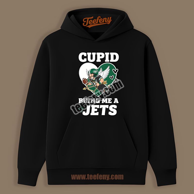 Valentines Cupid Bring Me A New York Jets Fan Graphic Hoodie Valentines Cupid Bring Me A New York Jets Fan Graphic Hoodie