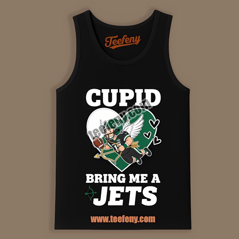 Valentines Cupid Bring Me A New York Jets Fan Graphic Tanktop Valentines Cupid Bring Me A New York Jets Fan Graphic Tanktop