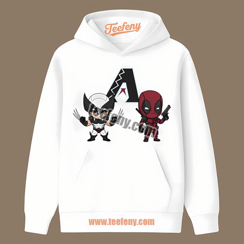 Wolverine Deadpool Superhero Arizona Diamondbacks Hoodie Wolverine Deadpool Superhero Arizona Diamondbacks Hoodie