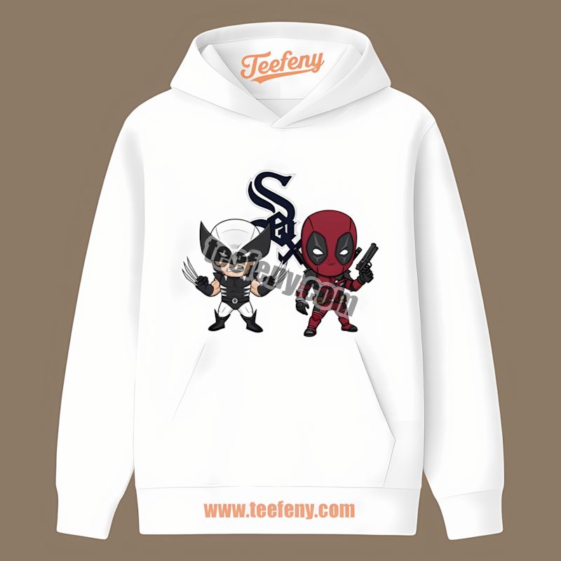 Wolverine Deadpool Superhero Vs Chicago White Sox Hoodie Wolverine Deadpool Superhero Vs Chicago White Sox Hoodie