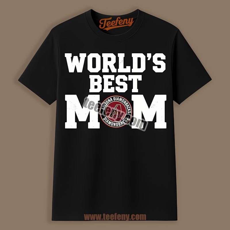 Worlds Best Mom Arizona Diamondbacks Retro Shirt