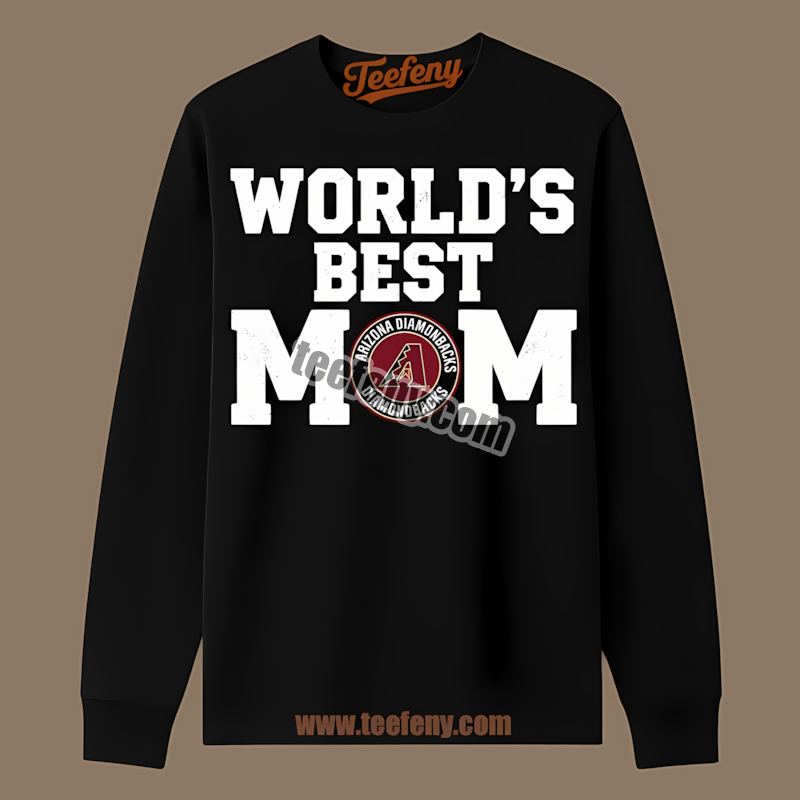Worlds Best Mom Arizona Diamondbacks Retro Long Sleeve Worlds Best Mom Arizona Diamondbacks Retro Long Sleeve