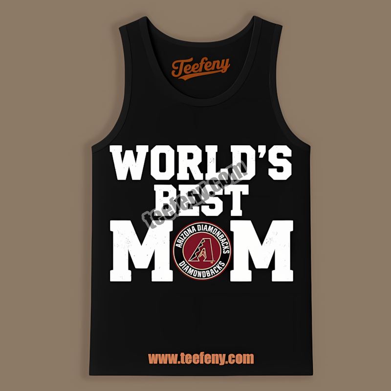 Worlds Best Mom Arizona Diamondbacks Retro Tanktop Worlds Best Mom Arizona Diamondbacks Retro Tanktop
