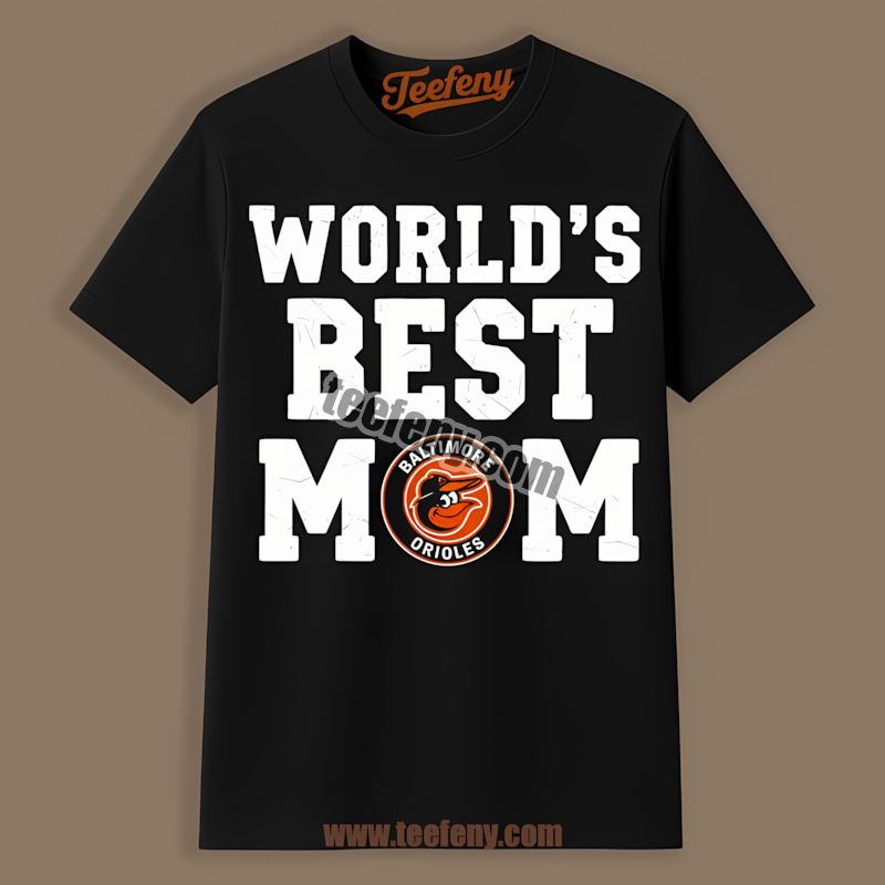 Worlds Best Mom Logo Atlanta Braves Baseball Shirt