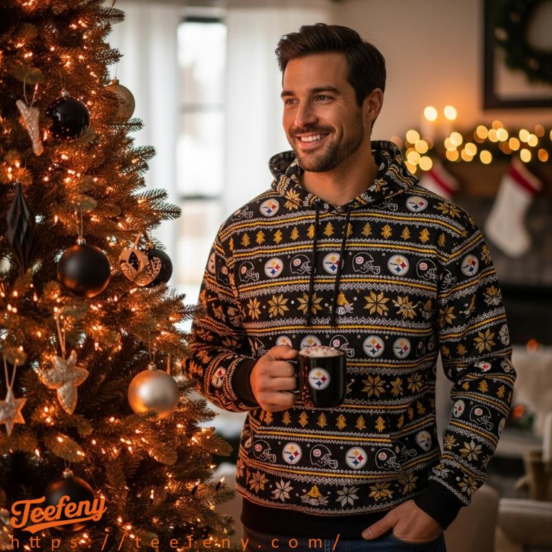 Teefeny Explains the Pittsburgh Steelers Christmas Hoodie Collection for Fans