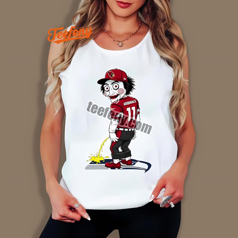 Arizona Cardinals Billy Puppet Seahawks Rivalry Halloween Tanktop Arizona Cardinals Billy Puppet Seahawks Rivalry Halloween Tanktop