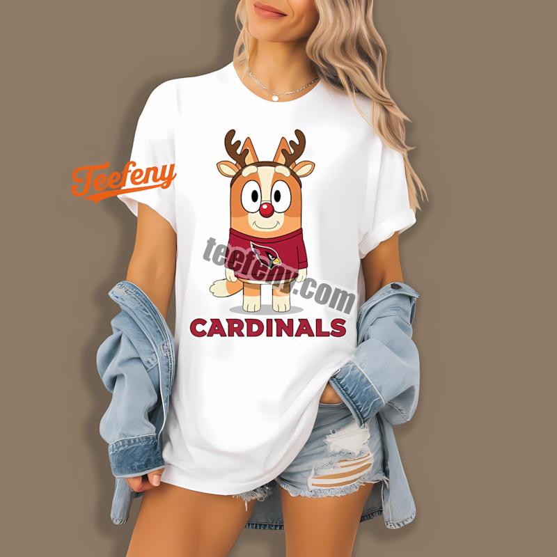 Arizona Cardinals Bingo Reindeer Christmas Cotton Shirt