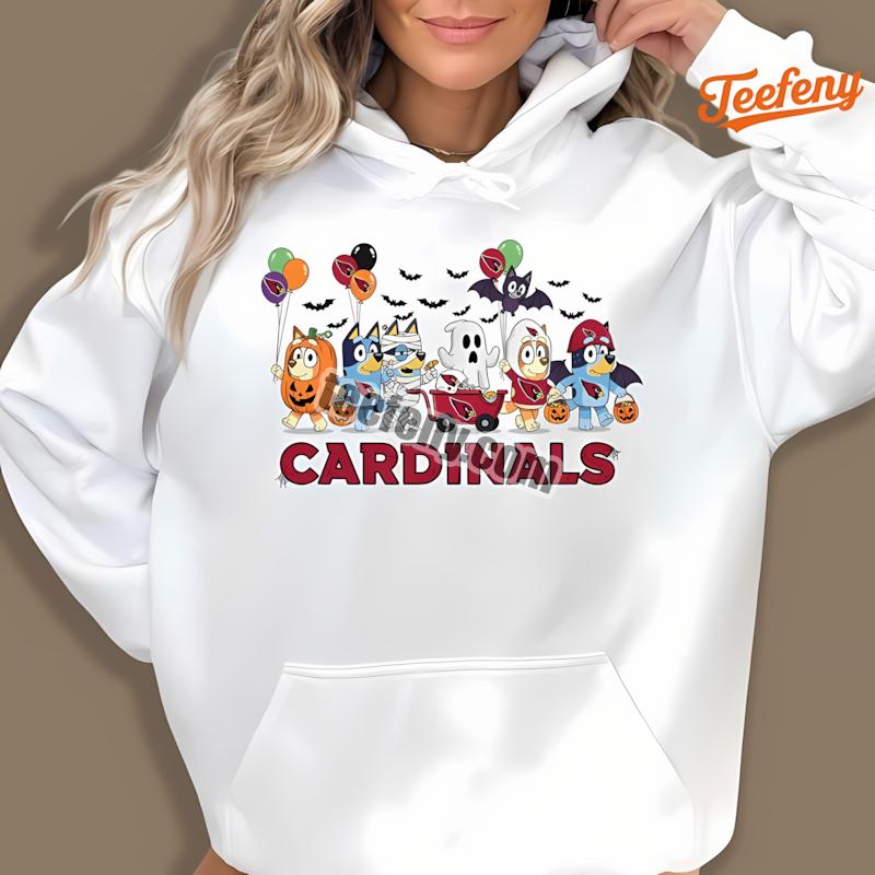 Arizona Cardinals Bluey Halloween Parade Costume Hoodie Arizona Cardinals Bluey Halloween Parade Costume Hoodie