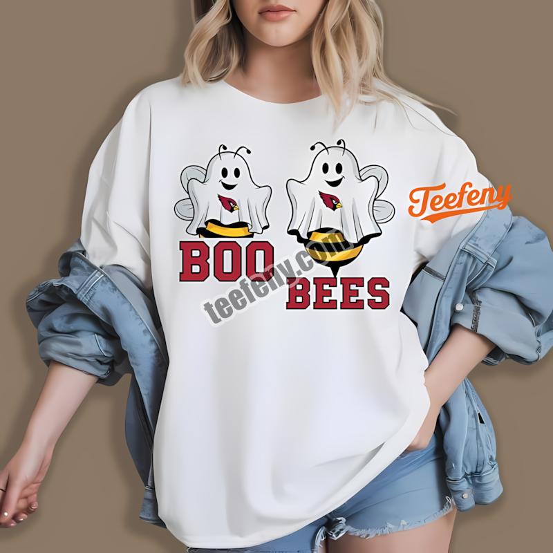 Arizona Cardinals Boo Bees Halloween Printed Shirt