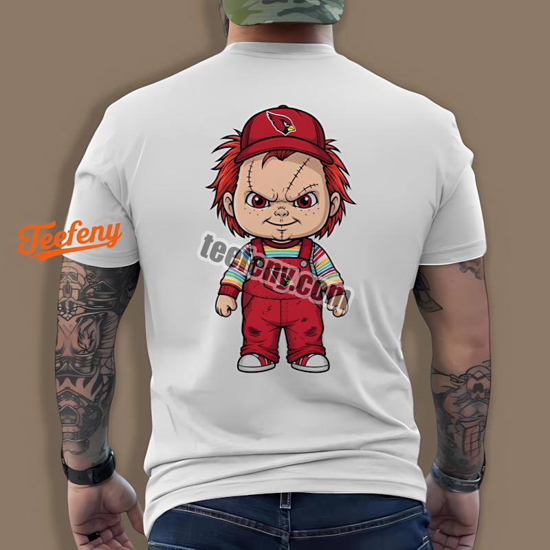 Arizona Cardinals Chucky Killer Halloween Graphic Shirt