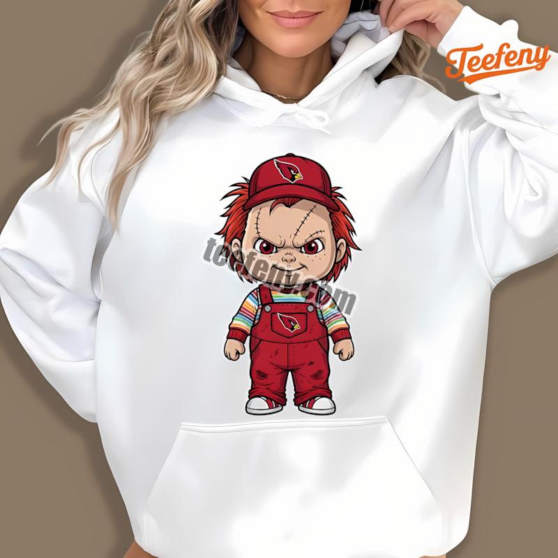 Arizona Cardinals Chucky Killer Halloween Graphic Hoodie Arizona Cardinals Chucky Killer Halloween Graphic Hoodie