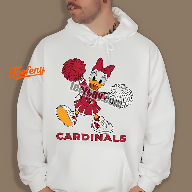 Arizona Cardinals Daisy Duck Cheerleader Best Hoodie Arizona Cardinals Daisy Duck Cheerleader Best Hoodie