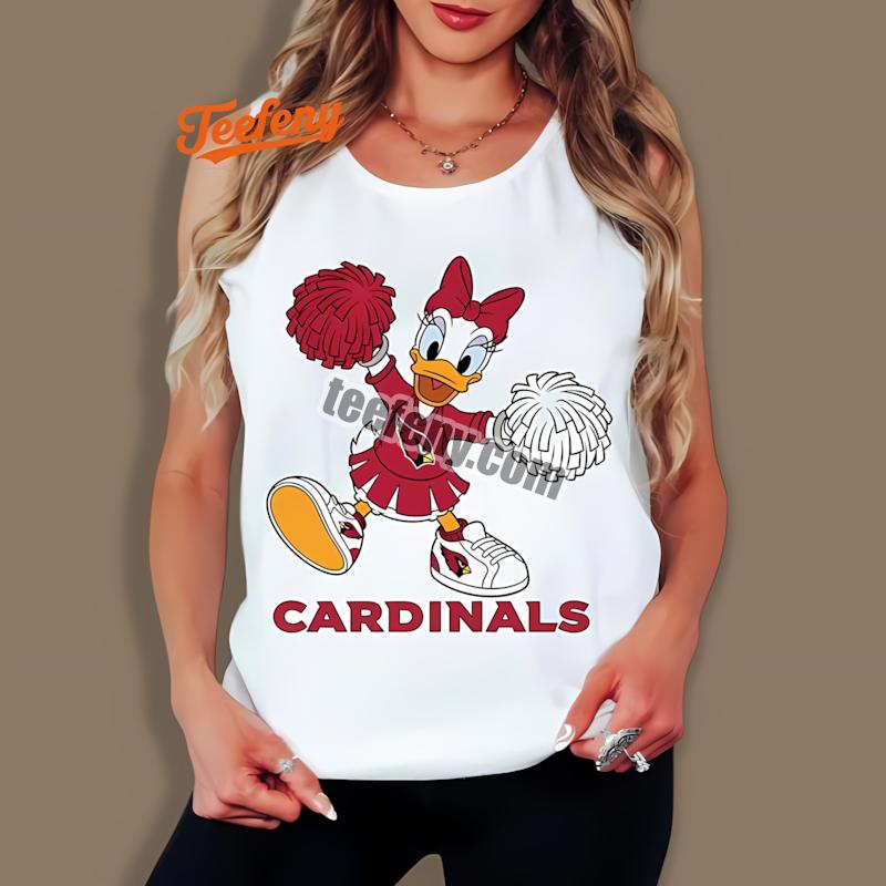 Arizona Cardinals Daisy Duck Cheerleader Best Tanktop Arizona Cardinals Daisy Duck Cheerleader Best Tanktop