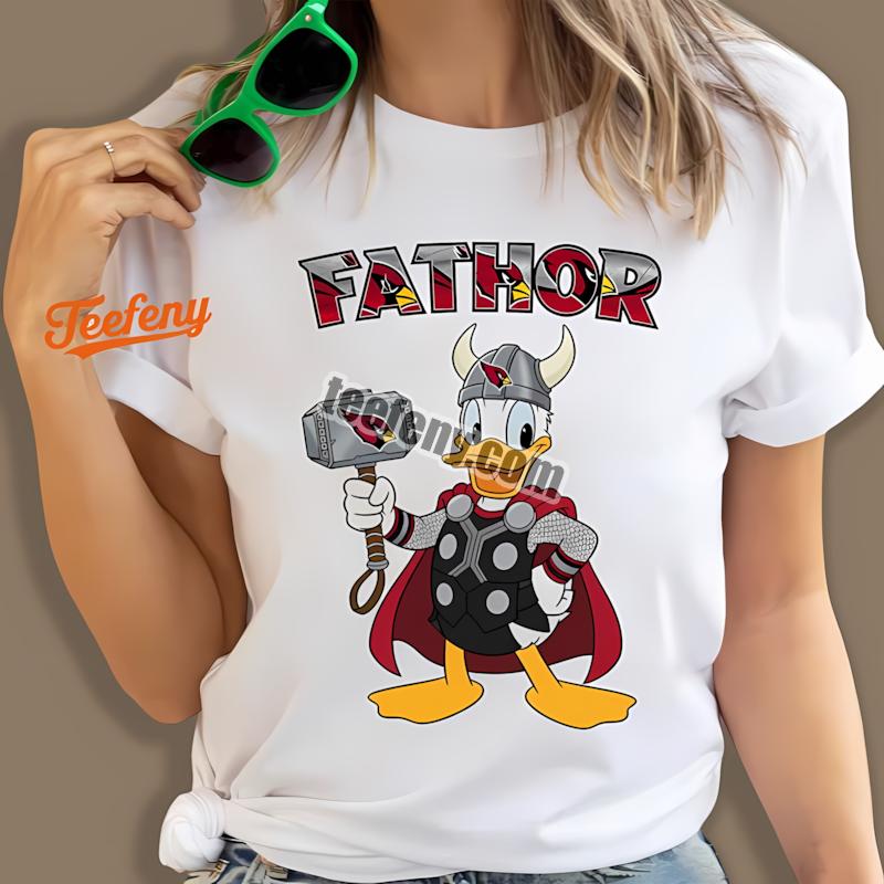 Arizona Cardinals Donald Duck Fathor All Day Shirt