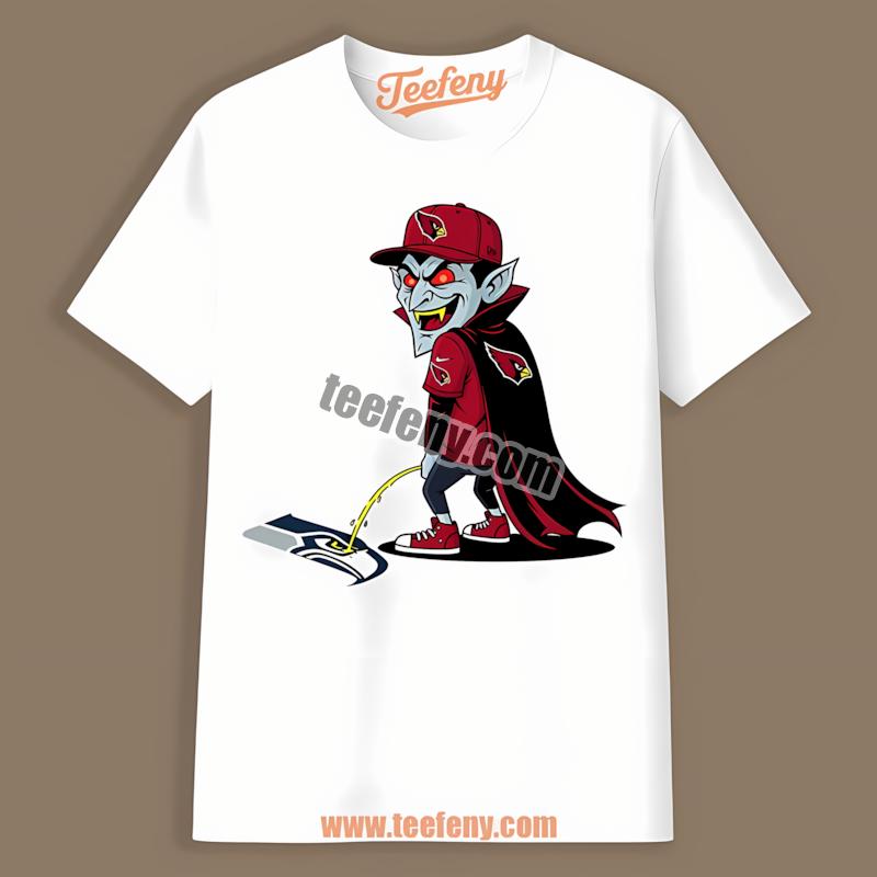 Arizona Cardinals Dracula Seahawks Rivalry Funny Shirt