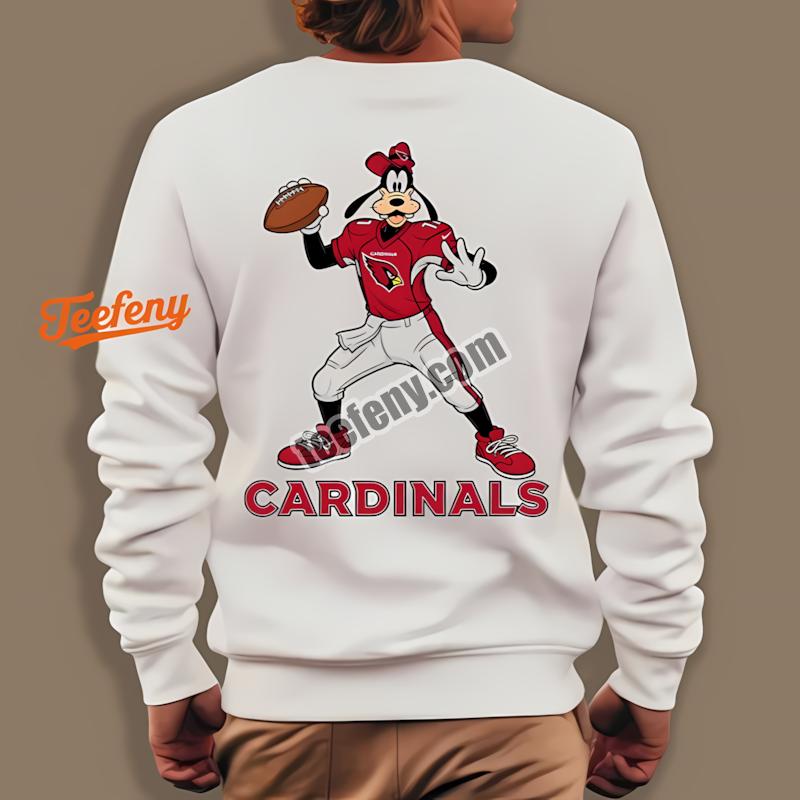 Arizona Cardinals Goofy Football Quarterback Unisex Long Sleeve Arizona Cardinals Goofy Football Quarterback Unisex Long Sleeve