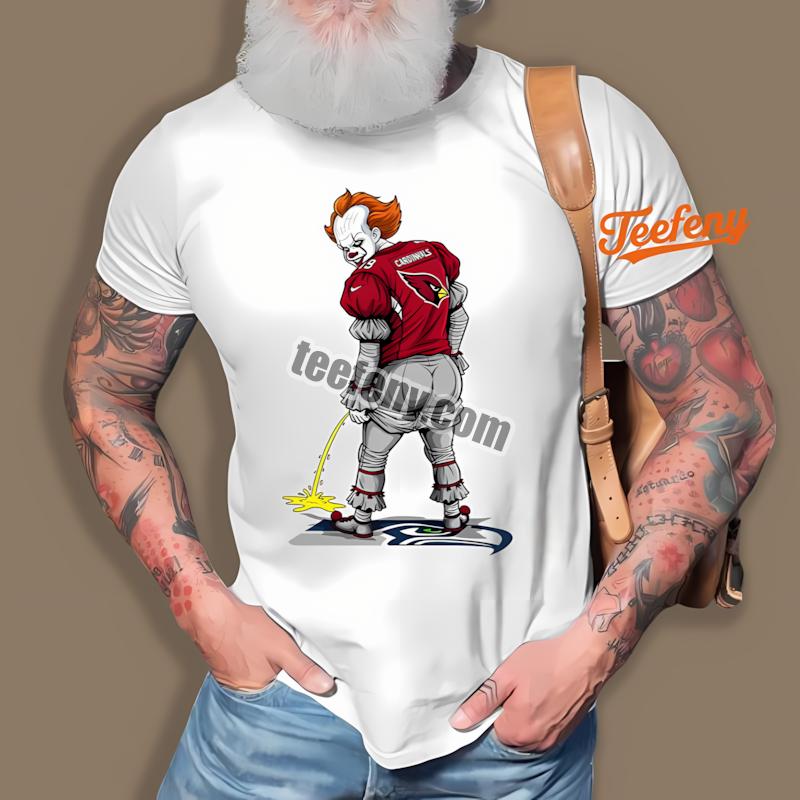 Arizona Cardinals Halloween Pennywise Seahawks Rivalry Shirt
