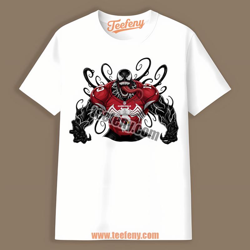 Arizona Cardinals Halloween Venom Adults Shirt