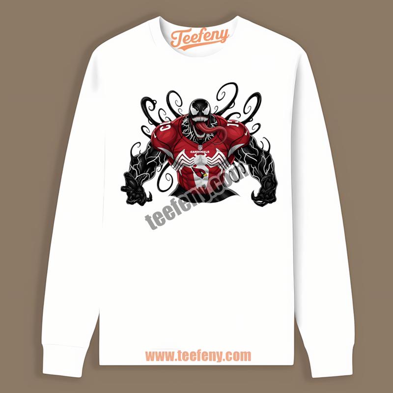 Arizona Cardinals Halloween Venom Adults Long Sleeve Arizona Cardinals Halloween Venom Adults Long Sleeve
