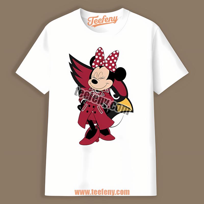 Arizona Cardinals Minnie Mouse Logo Fashion Shirt