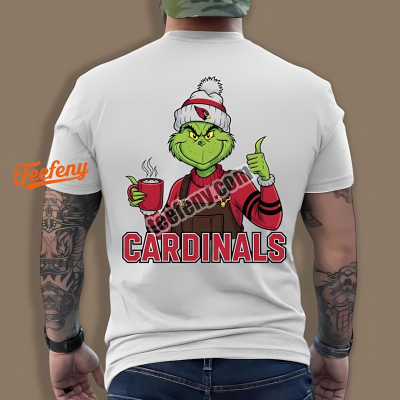 Arizona Cardinals The Grinch Winter Hot Cocoa Holiday Shirt