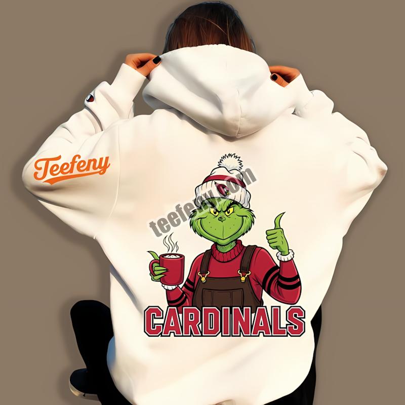 Arizona Cardinals The Grinch Winter Hot Cocoa Holiday Hoodie Arizona Cardinals The Grinch Winter Hot Cocoa Holiday Hoodie