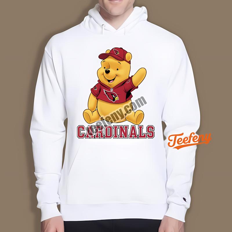 Arizona Cardinals Winnie The Pooh Football Team Spirit Hoodie Arizona Cardinals Winnie The Pooh Football Team Spirit Hoodie