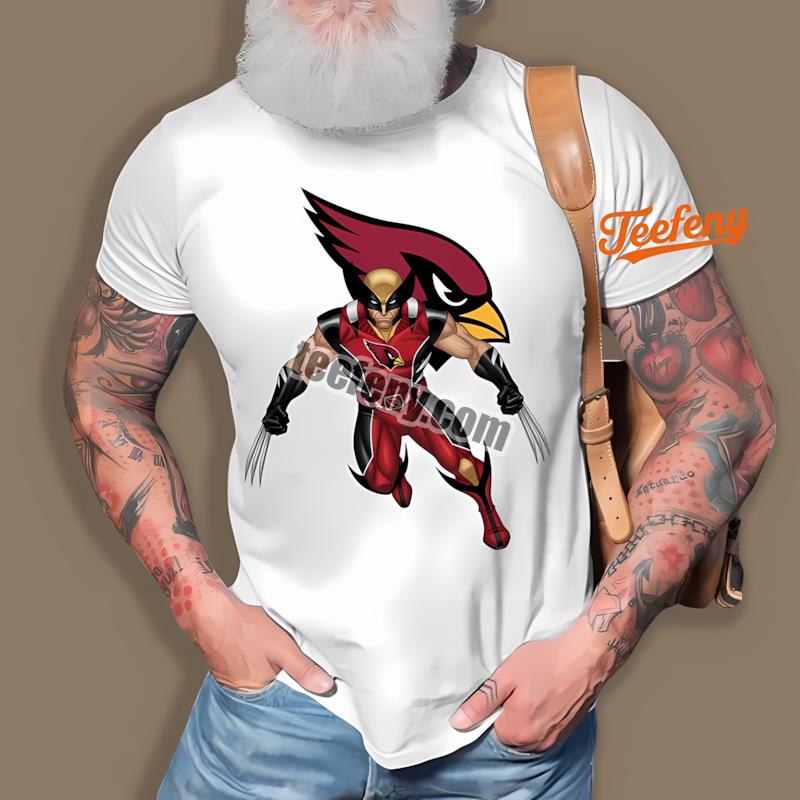 Arizona Cardinals Wolverine Marvel Cool Shirt