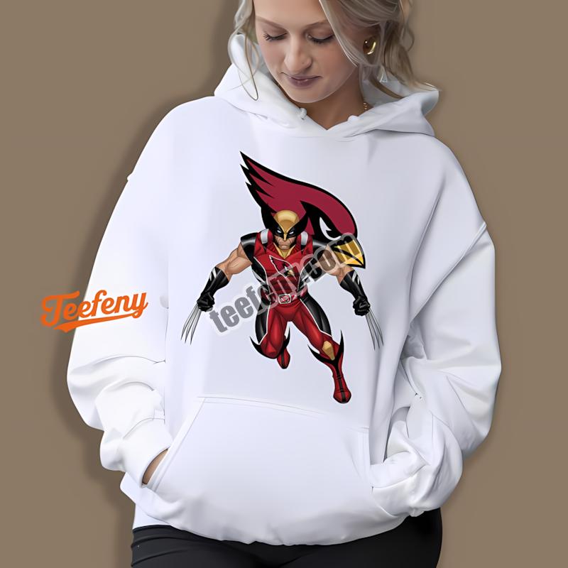 Arizona Cardinals Wolverine Marvel Cool Hoodie Arizona Cardinals Wolverine Marvel Cool Hoodie