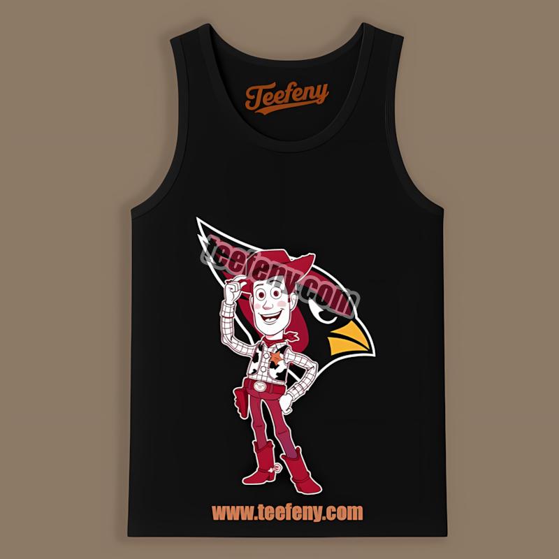Arizona Cardinals Woody Toy Story Trendy Tanktop Arizona Cardinals Woody Toy Story Trendy Tanktop