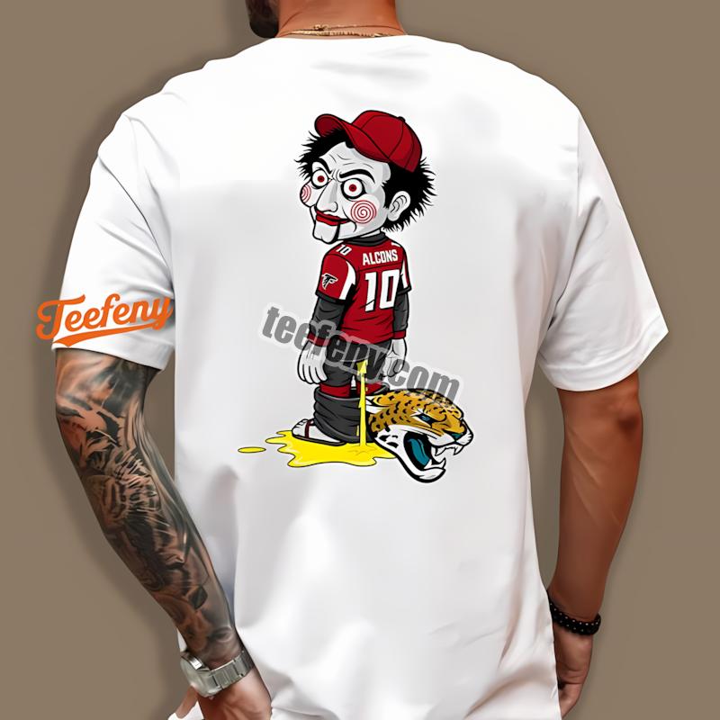 Atlanta Falcons Billy Puppet Jaguars Rivalry Halloween Shirt