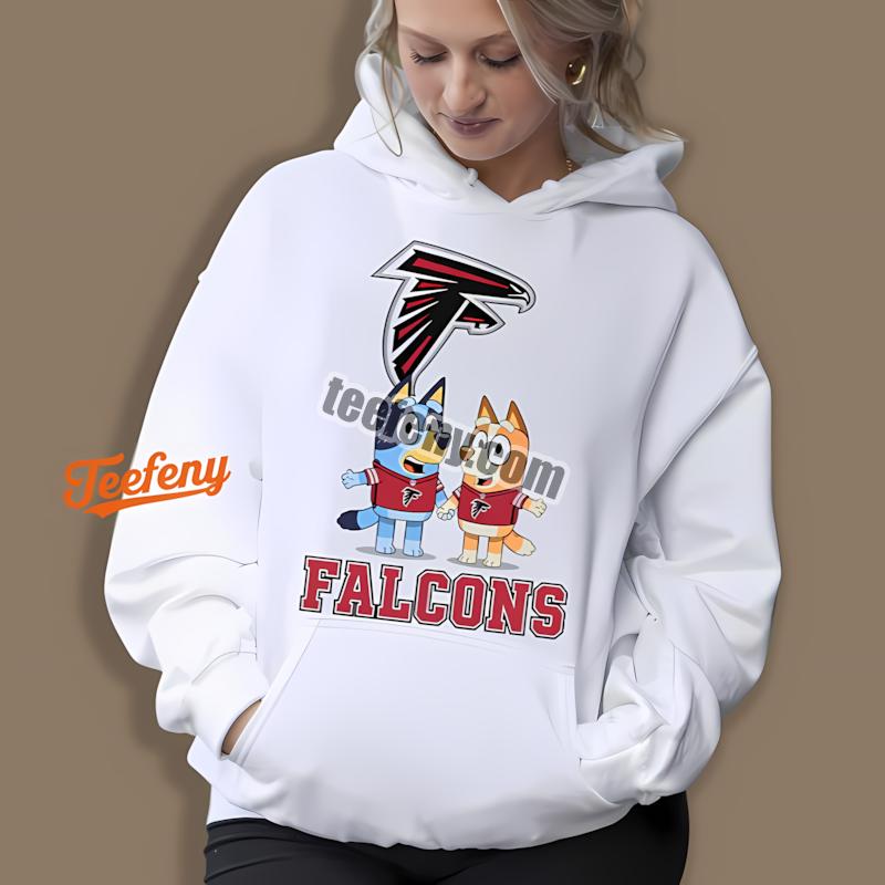Atlanta Falcons Bingo Bluey Skeleton Pumpkin Halloween Hoodie Atlanta Falcons Bingo Bluey Skeleton Pumpkin Halloween Hoodie