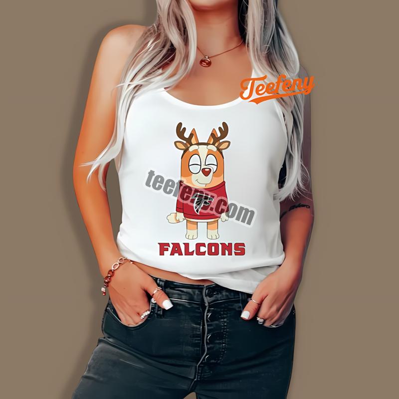Atlanta Falcons Bingo Reindeer Christmas Statement Tanktop Atlanta Falcons Bingo Reindeer Christmas Statement Tanktop
