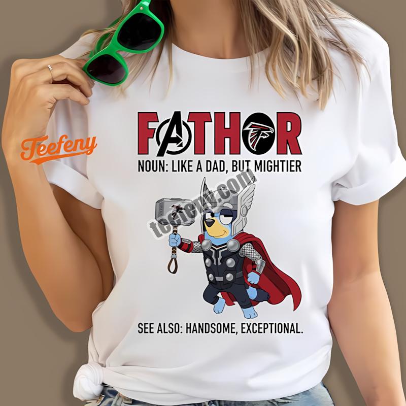 Atlanta Falcons Bluey Fathor Color Shirt